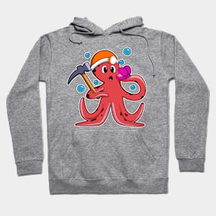 Octopus at Mining with Hammer Hoodie